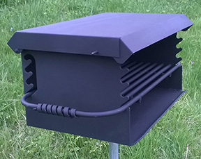 Adjustable Covered Park Grill